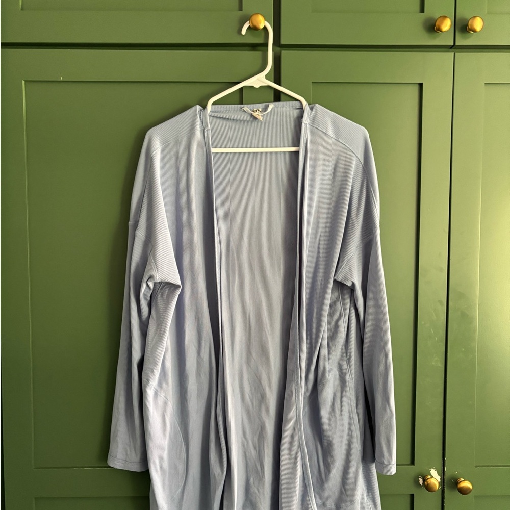 Light Blue Open Cardigan